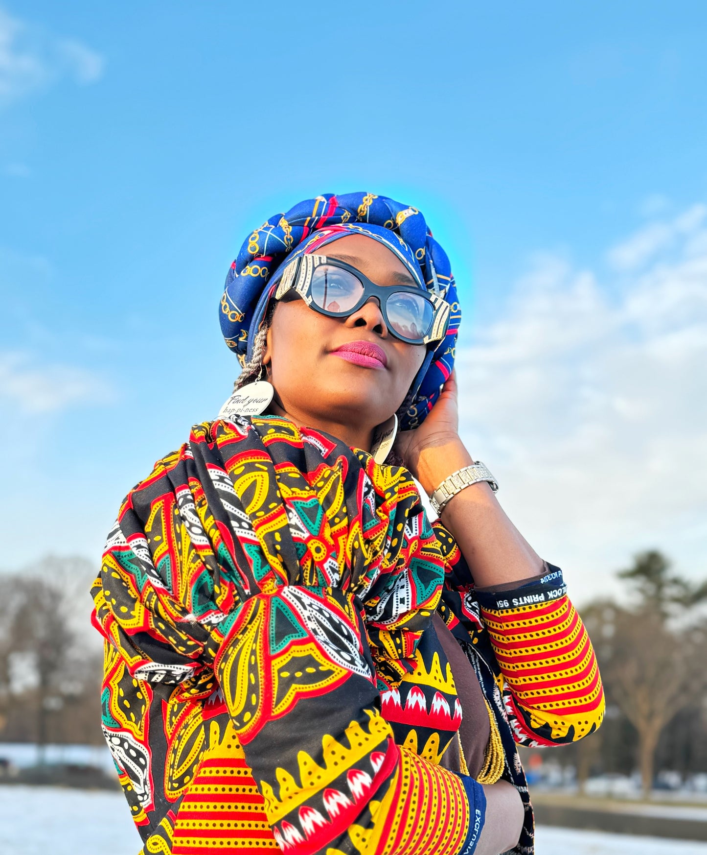 Twisted Braid Prewrapped Turban Crown