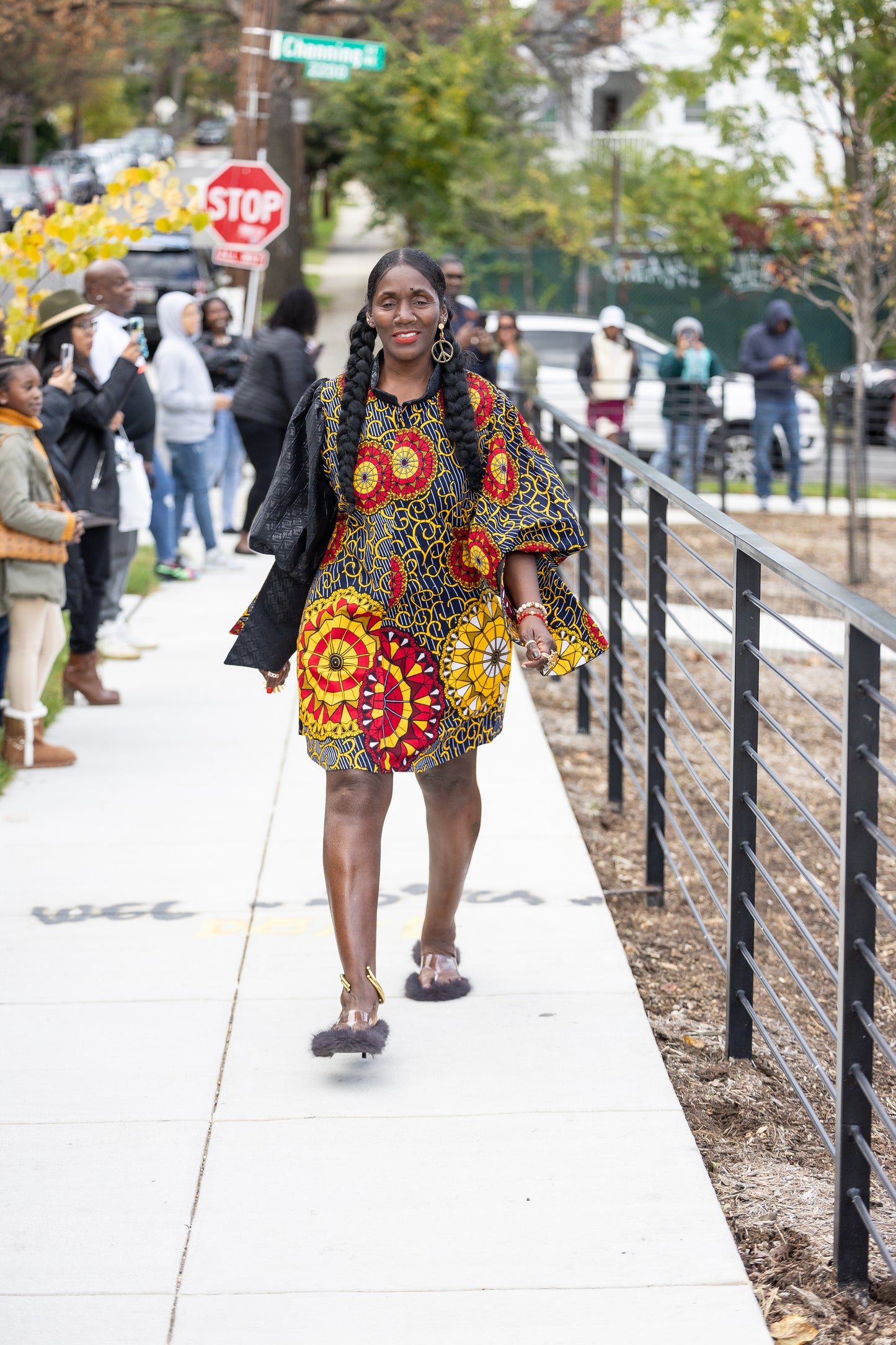 Michelle Shirtdress, patchwork print, Ankara print, Wax print