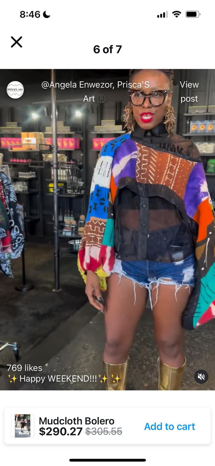 Mudcloth Bolero