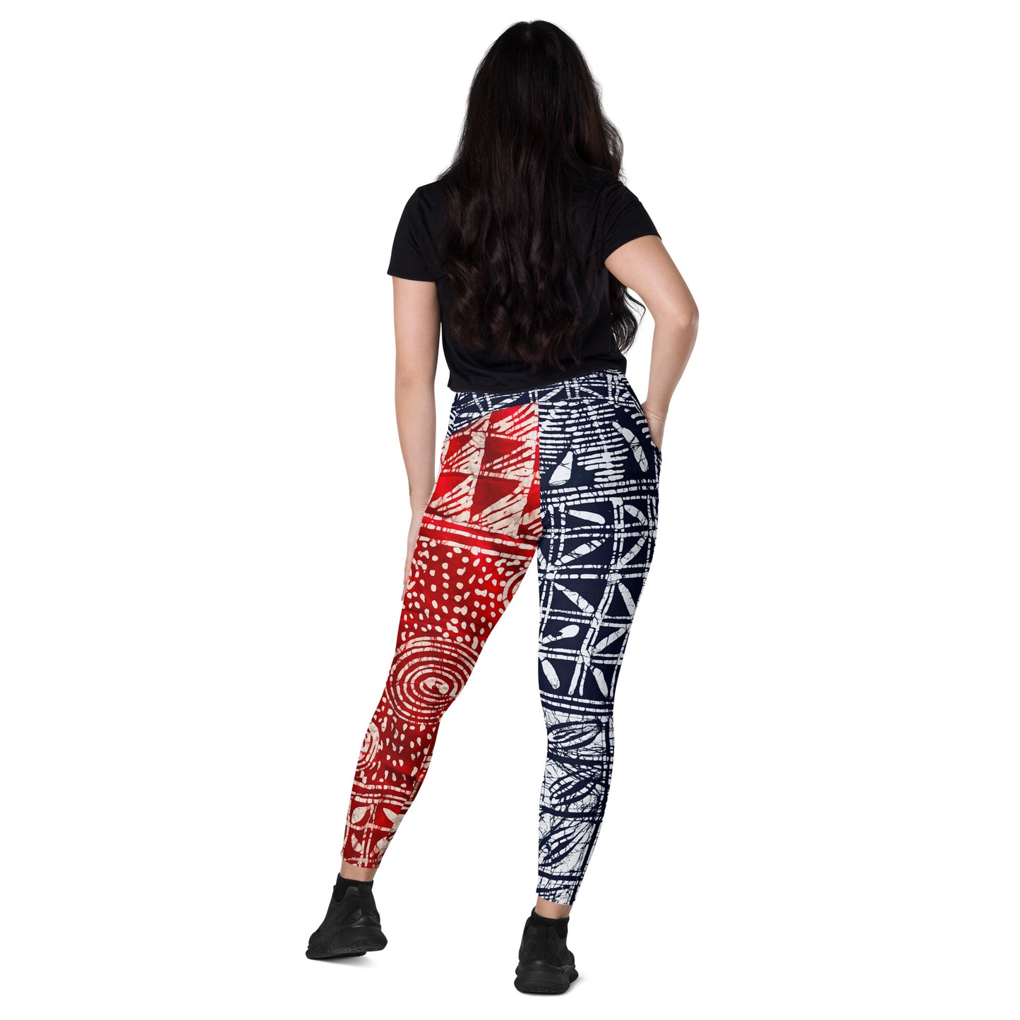 Ajike Crossover leggings with pockets
