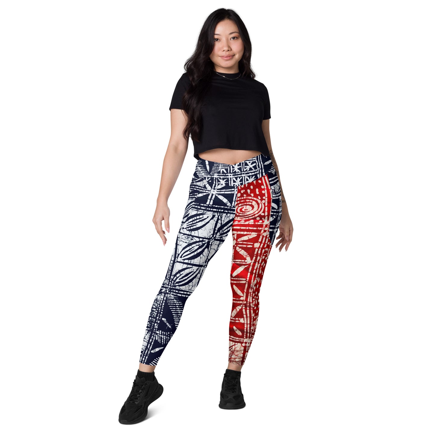 Ajike Crossover leggings with pockets