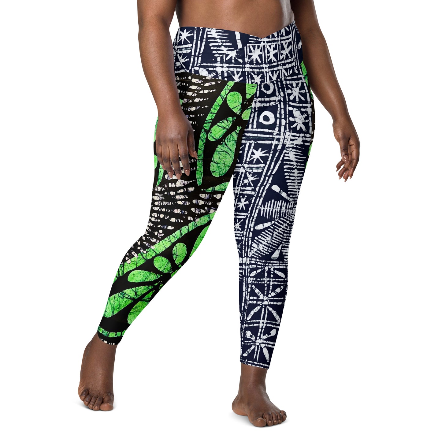 Ajike Crossover leggings with pockets