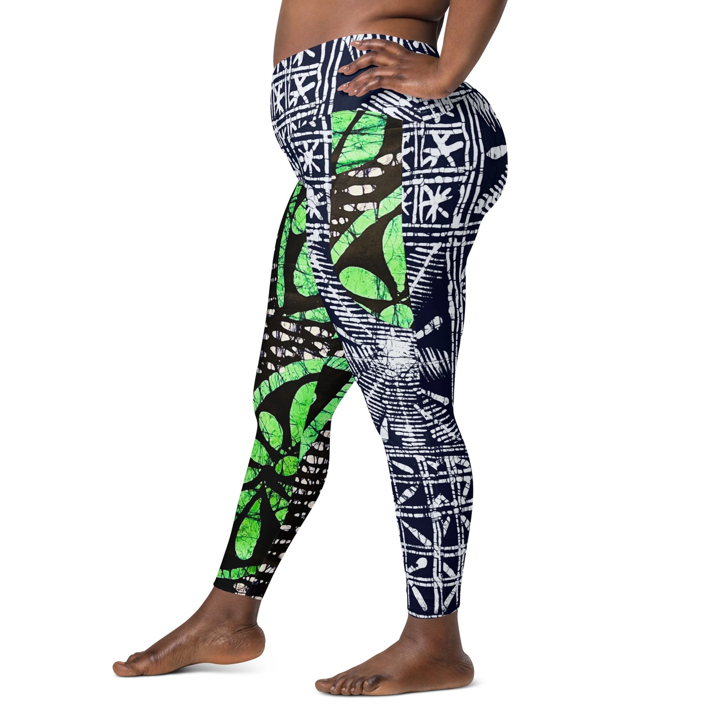 Ajike Crossover leggings with pockets