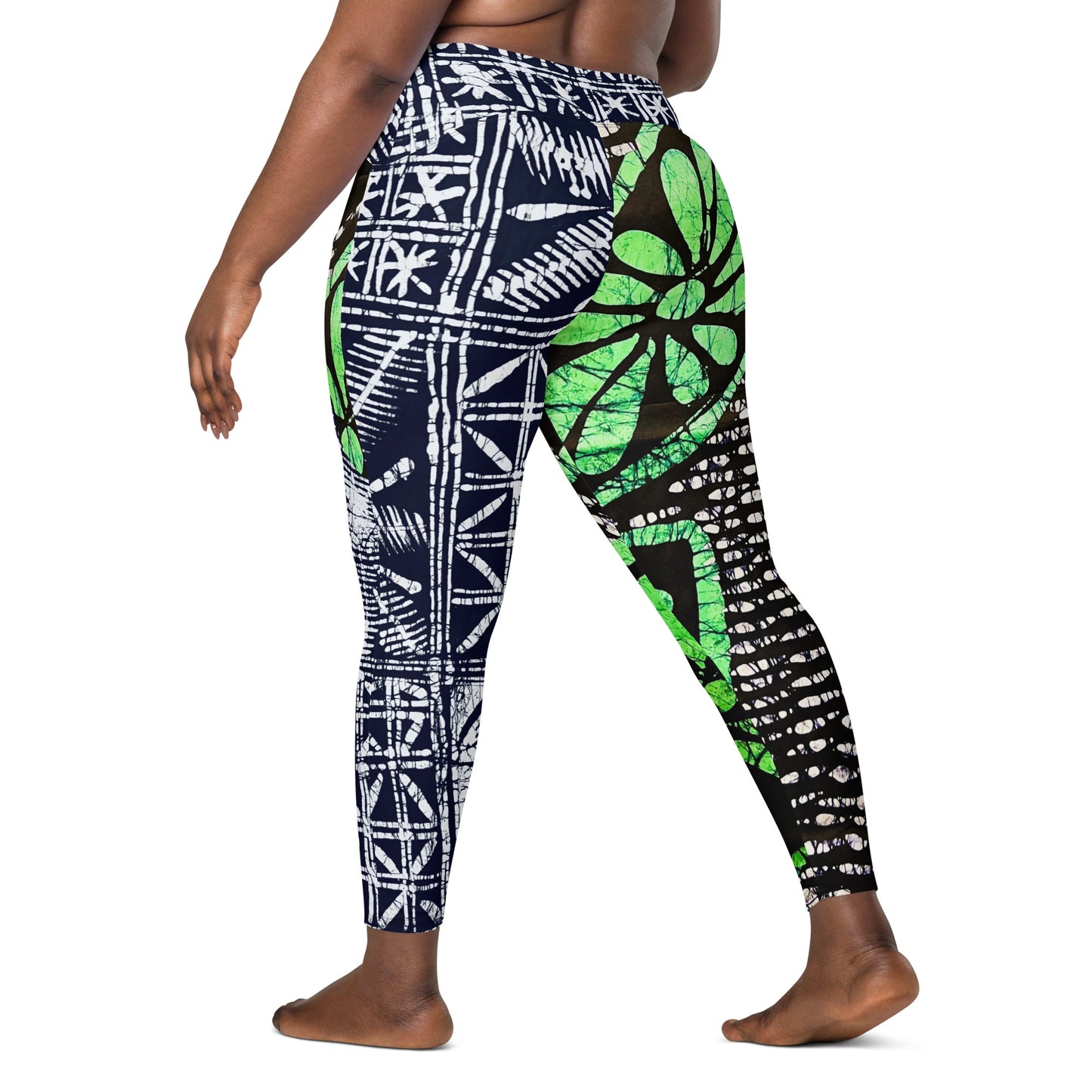 Ajike Crossover leggings with pockets