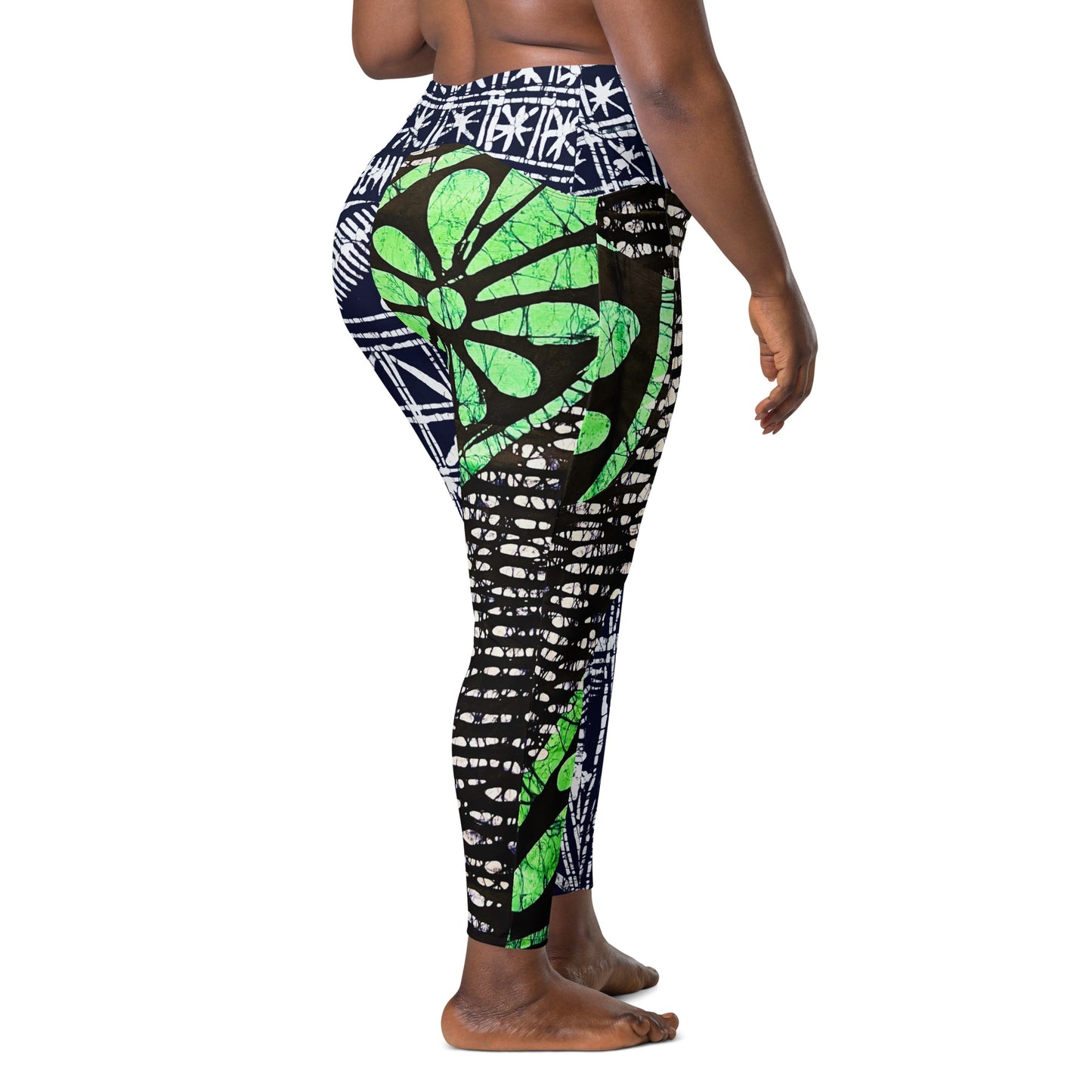 Ajike Crossover leggings with pockets