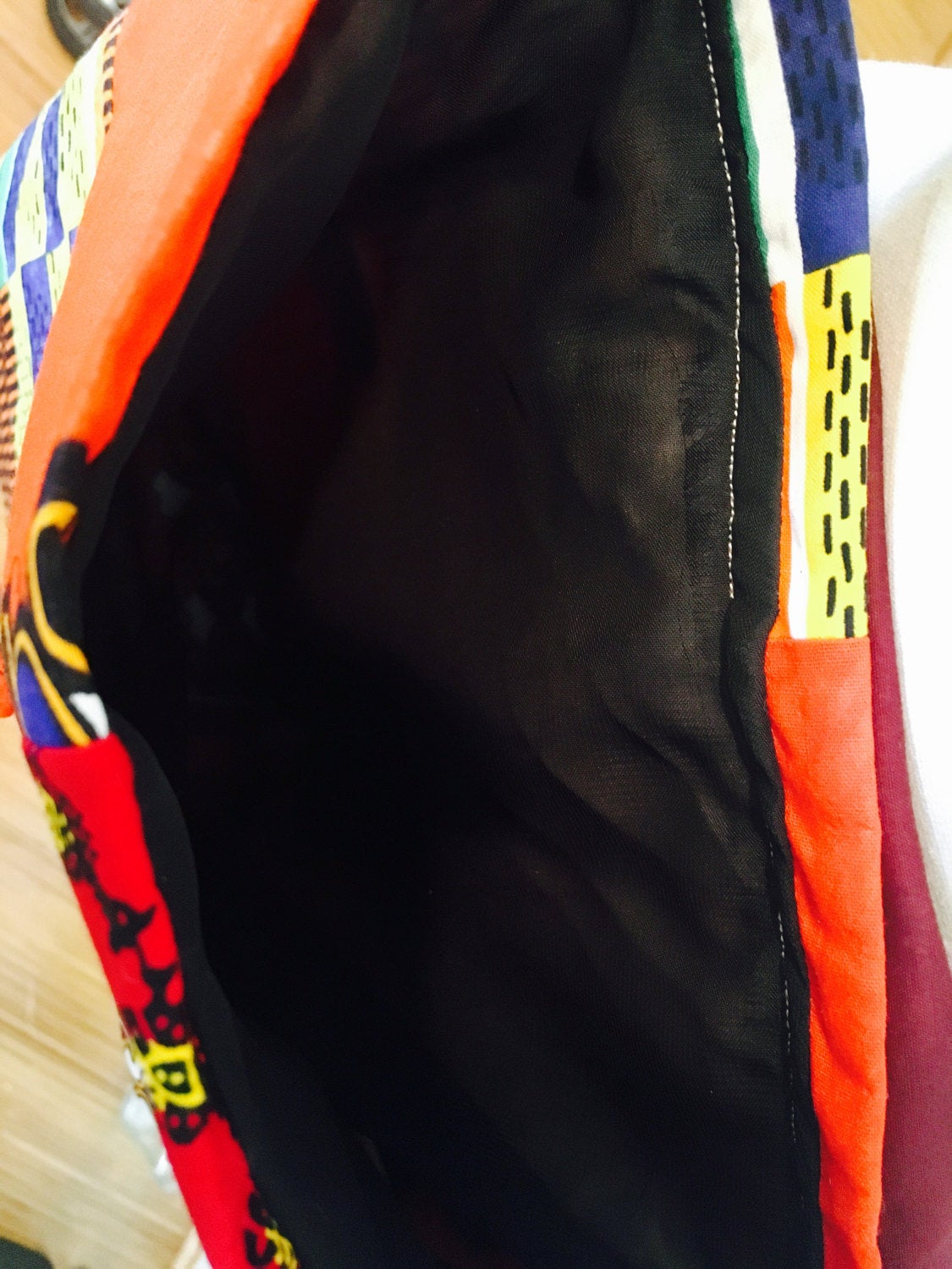 Adrinka Strap bag- patches