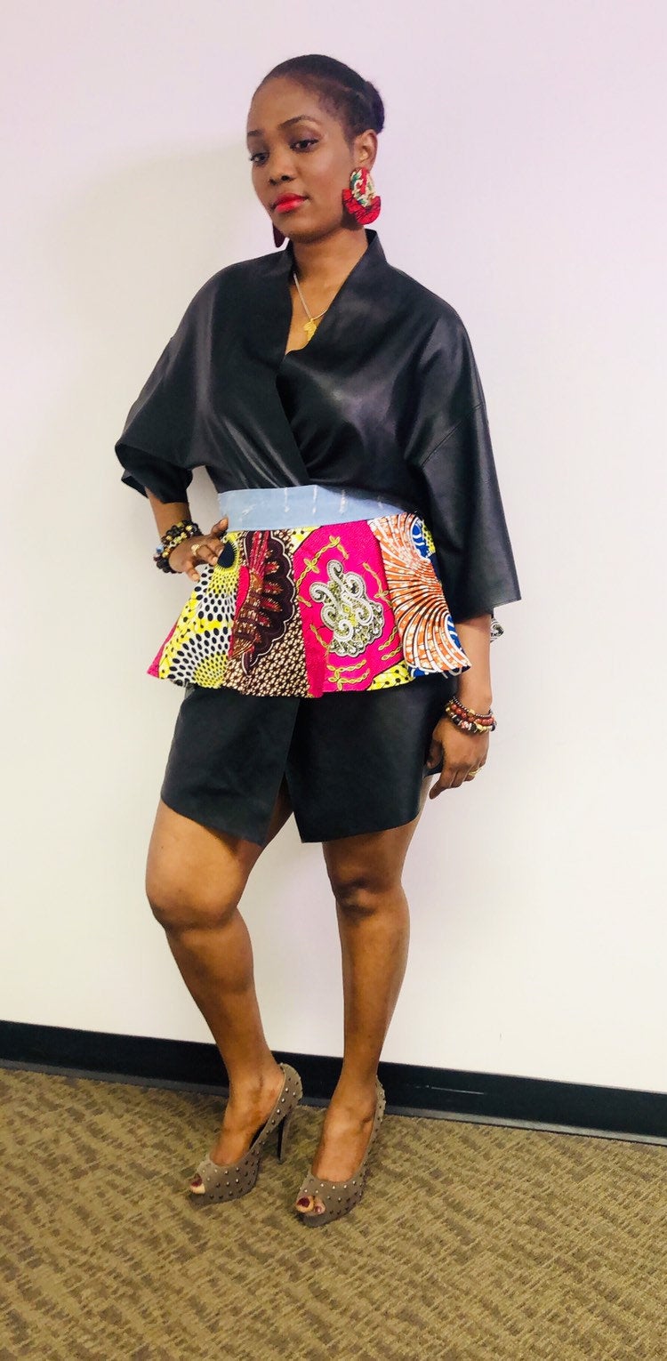 Sam ankara patches peplum belt, 100% Cotton