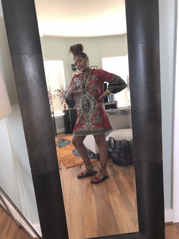 Bella Ankara shift dress