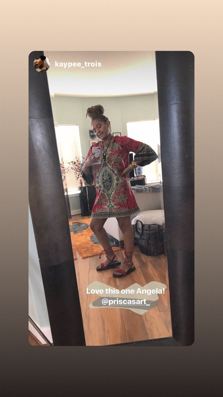 Bella Ankara shift dress