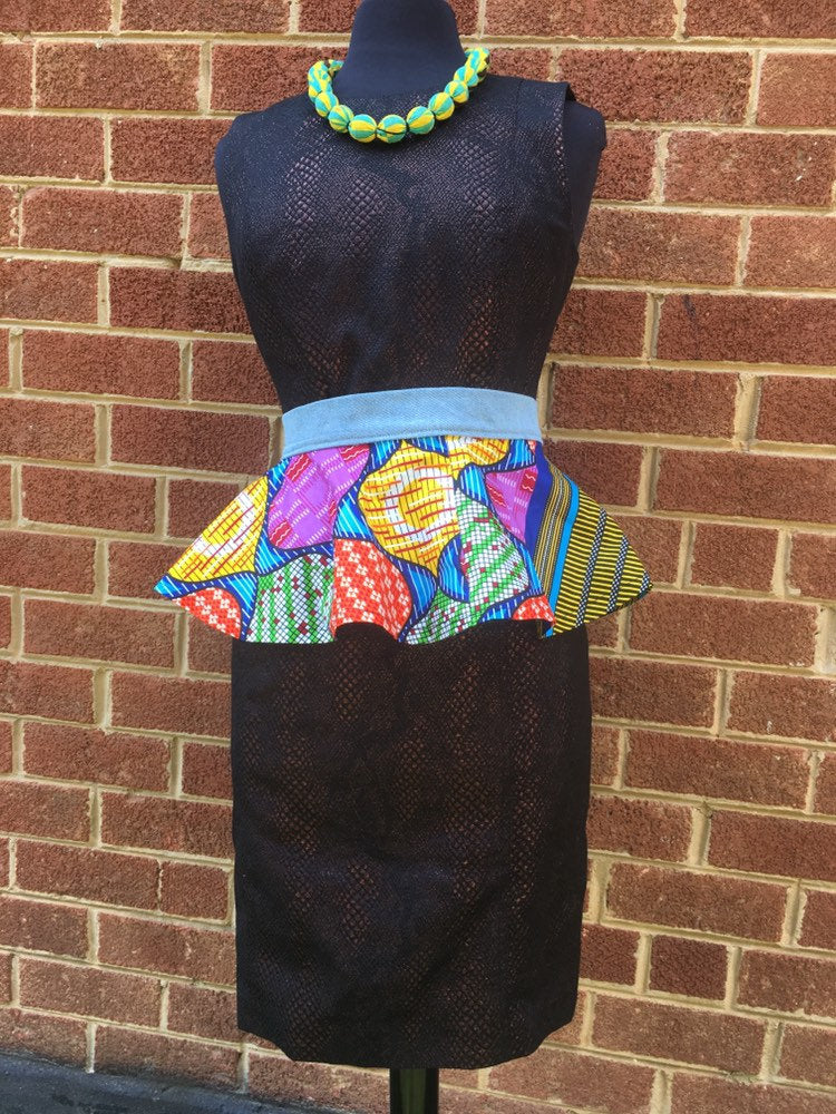 Sam ankara patches peplum belt, 100% Cotton