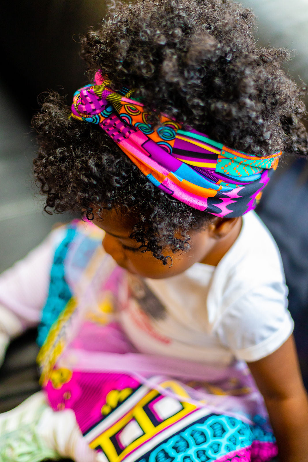Zizi Love headband, kente fabric, African fabric