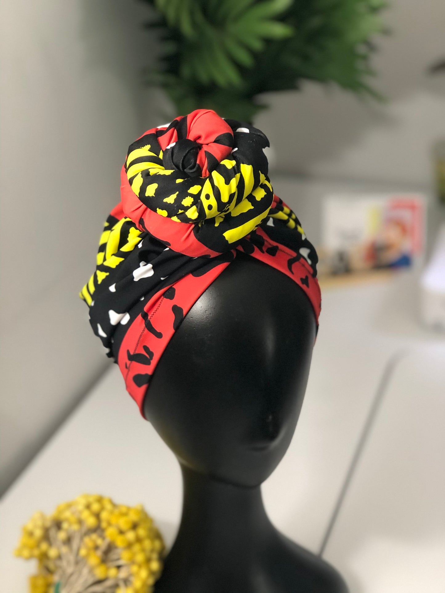 Nubian Turban Pre-Wrapped