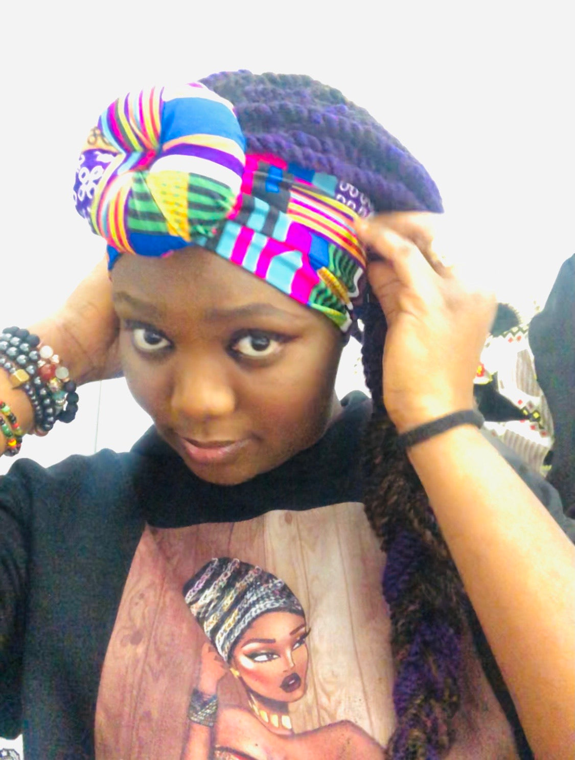 Nubian Queen knot Headband