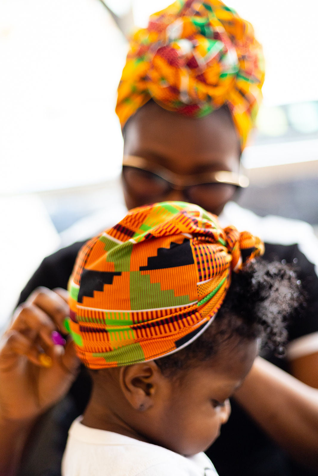 Zizi Kente baby Turban- Pre-wrapped