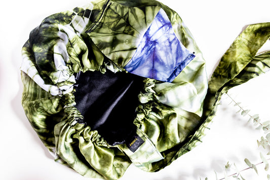 Adaobi Batik Satin Bonnet