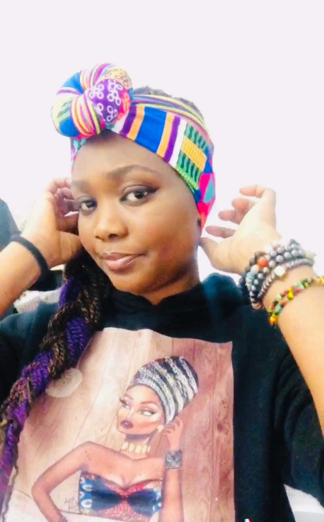 Nubian Queen knot Headband