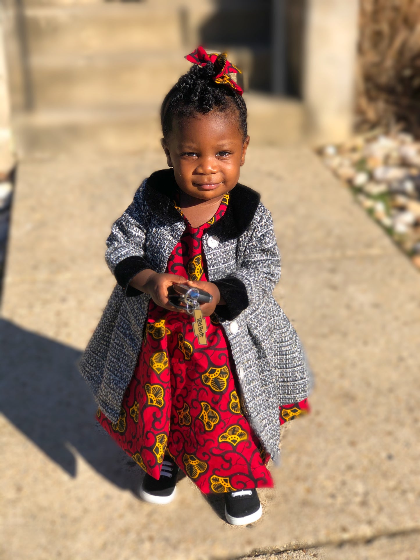 Adanna Ankara baby/toddler dress,