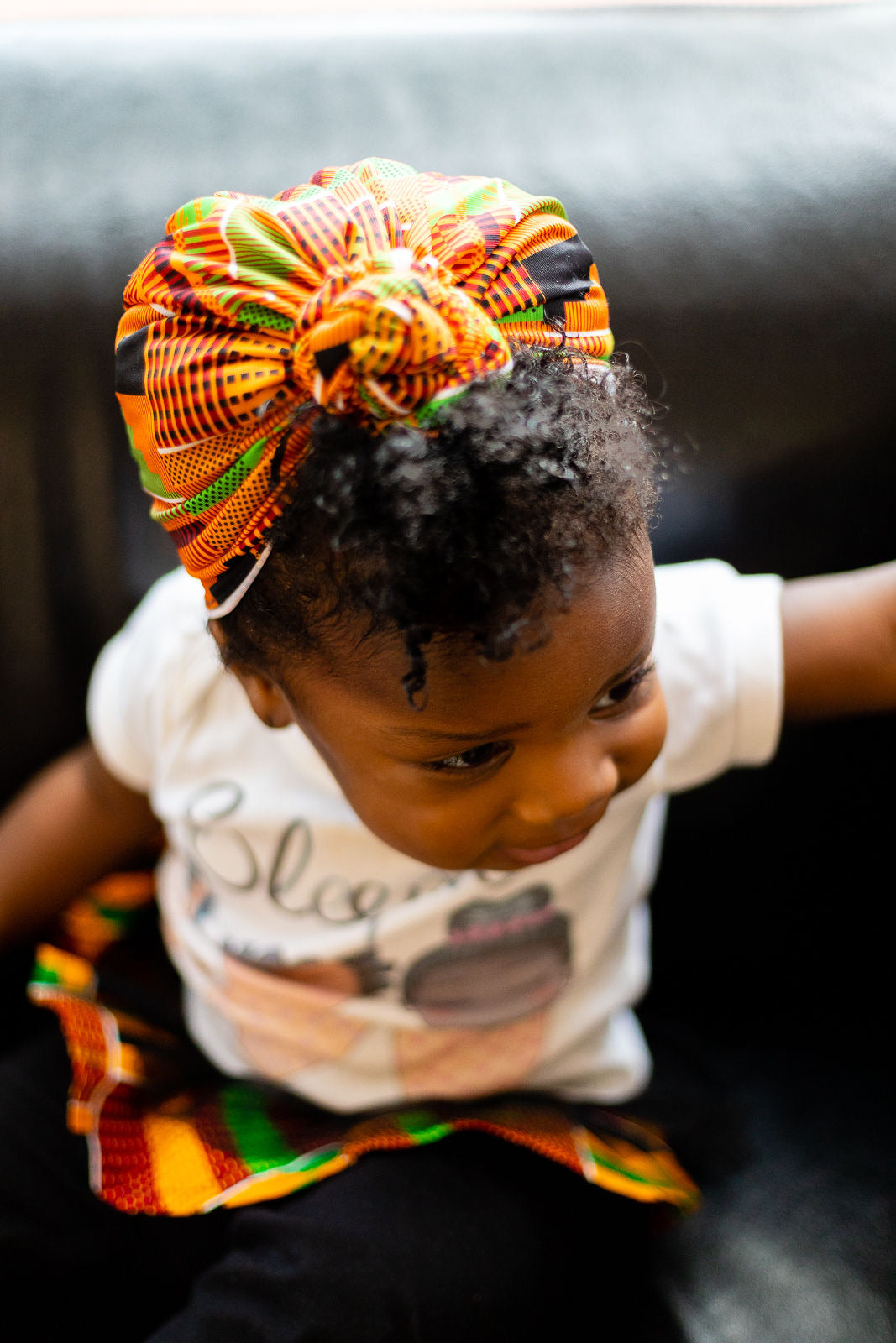 Zizi Kente baby Turban- Pre-wrapped