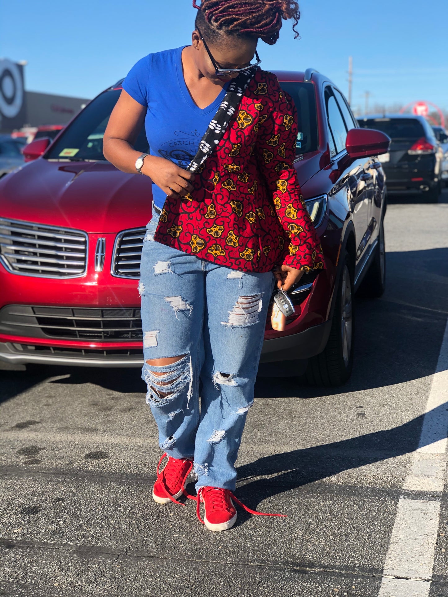 Tannia reversible blazer