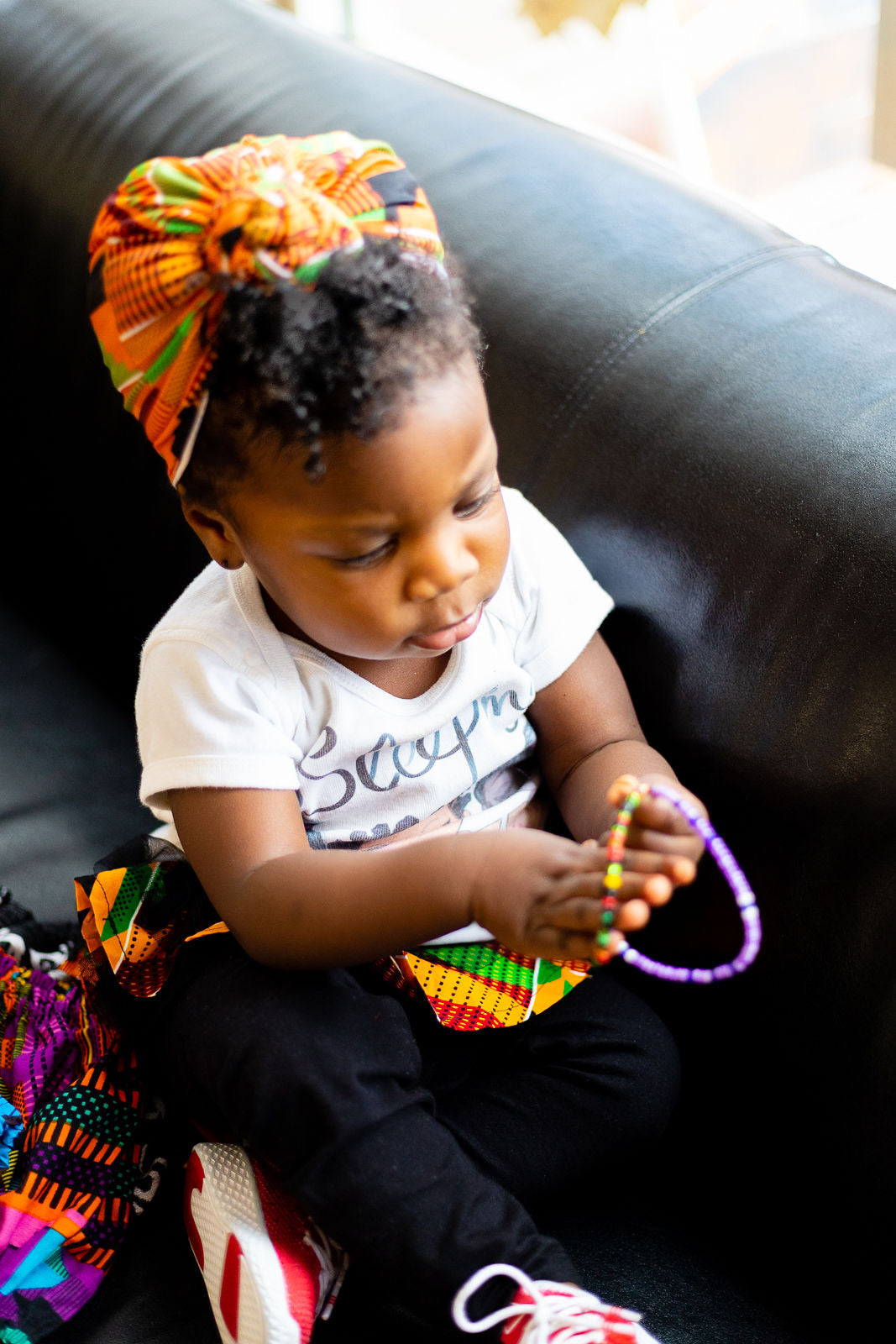 Zizi Kente baby Turban- Pre-wrapped