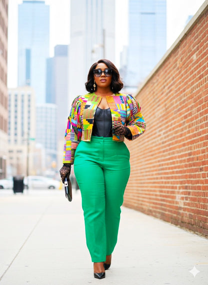 Mo Reversible Puff Sleeve Jacket