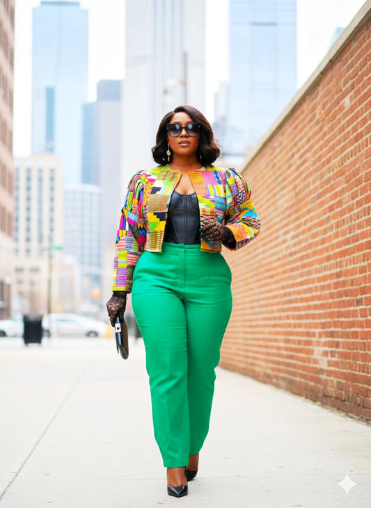 Mo Reversible Puff Sleeve Jacket