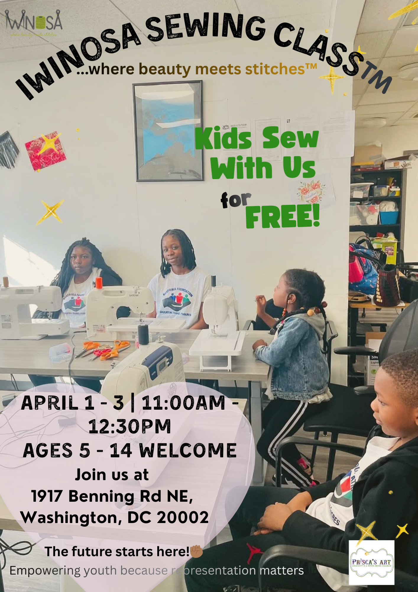 Iwinosa Kids Spring/Summer Sewing Classes