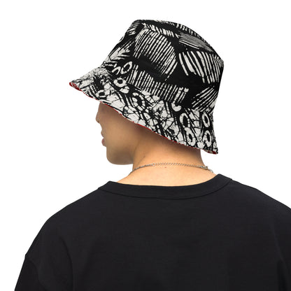 Adire Reversible bucket hat