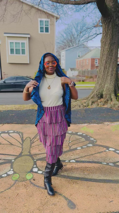 Jess F Golden Cape Scarf