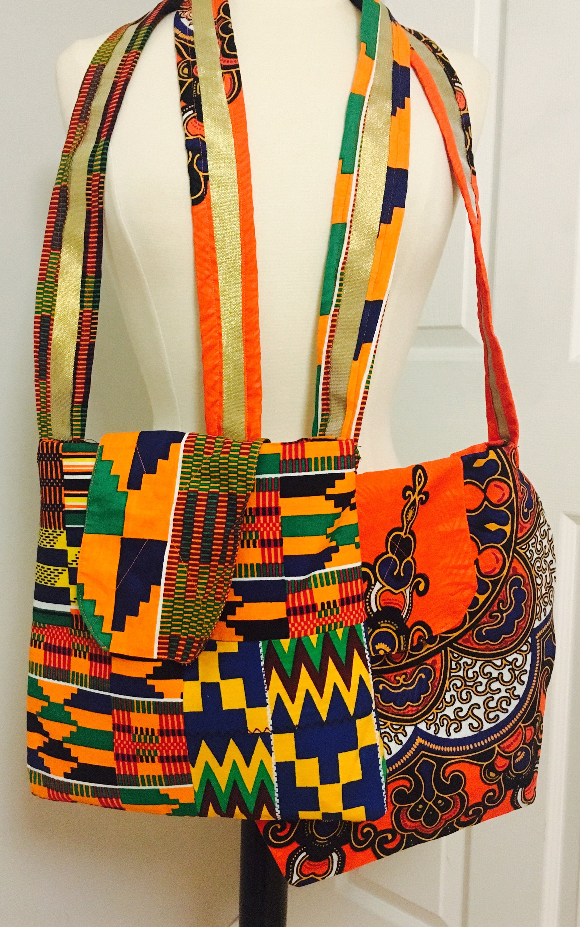 Ghana Ankara Kente handbag
