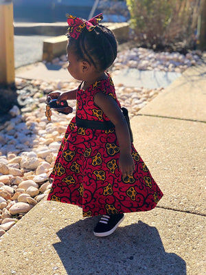 Adanna Ankara baby/toddler dress,